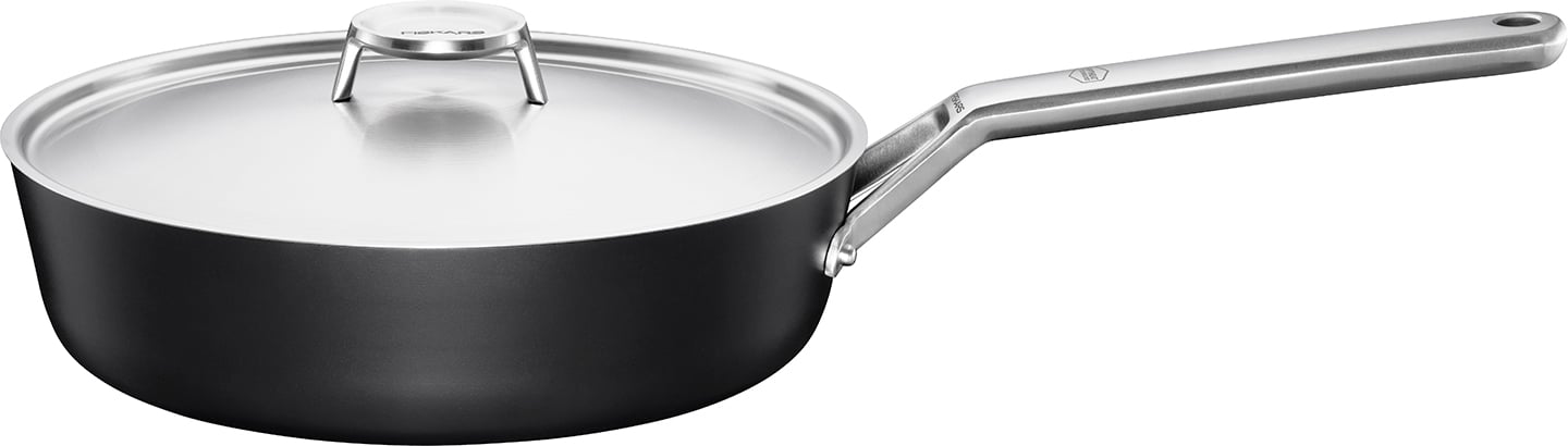 Hovedproduktbilde for Sort Fiskars Taiten Traktørpanne m/lokk