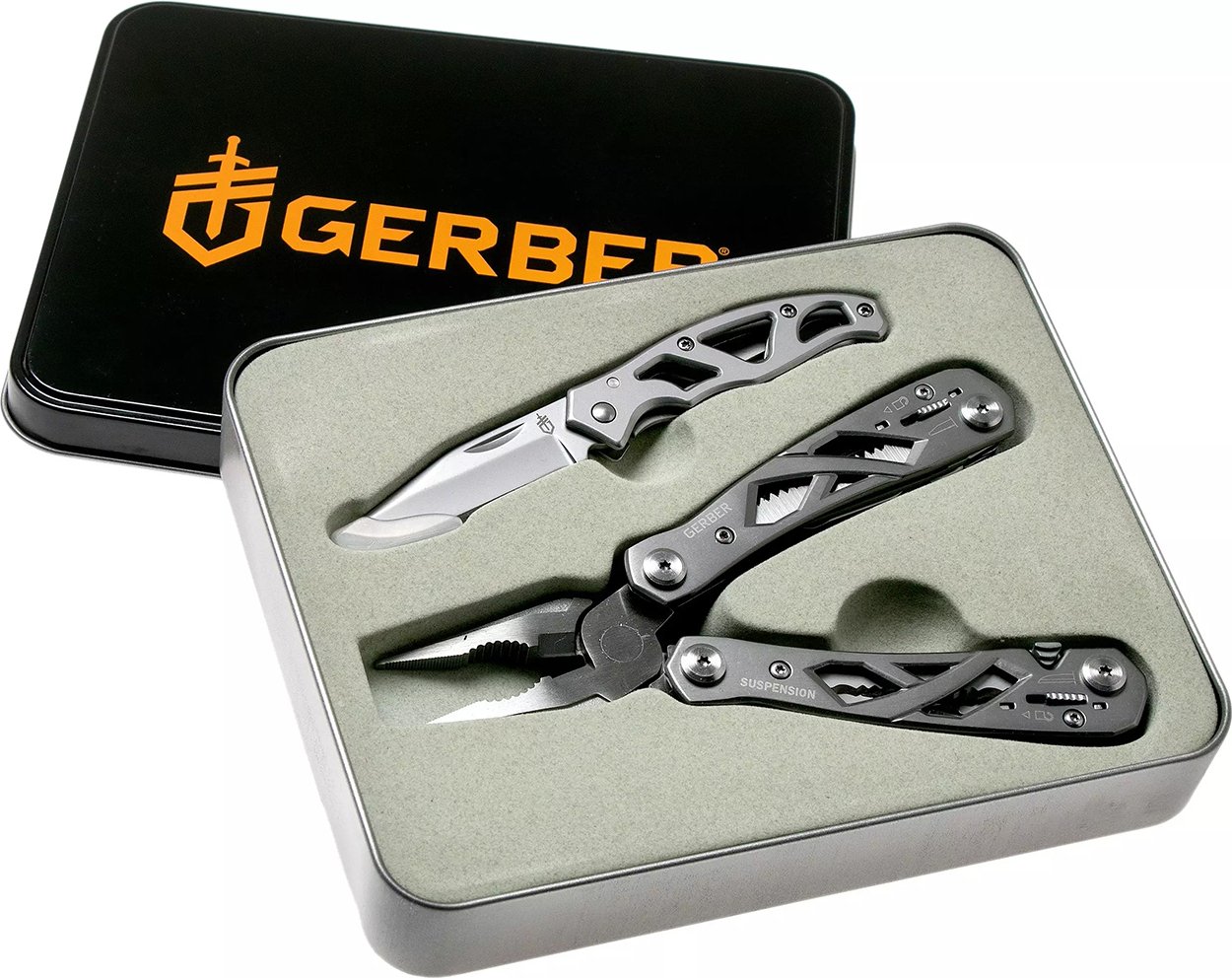 Hovedproduktbilde for Stål Gerber Suspension NXT Multiverktøy og Lommekniv