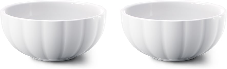Hovedproduktbilde for Hvit Georg Jensen Bernadotte 2-Pack Serveringsskål