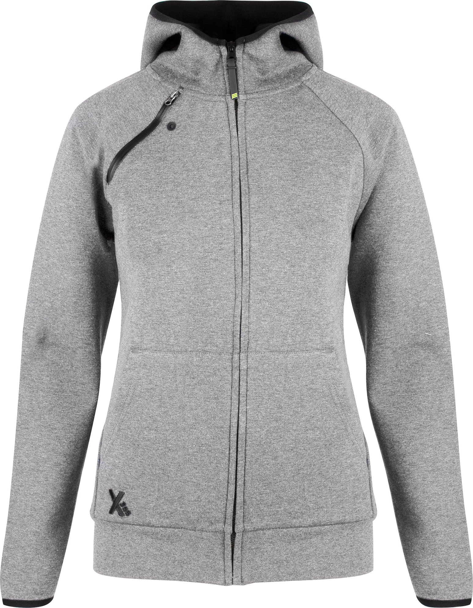 Hovedproduktbilde for Gråmelert NYXX Disrupter  Hettejakke Dame