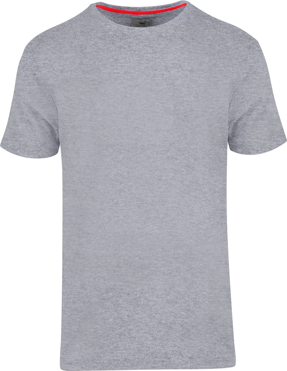 Hovedproduktbilde for Gråmelert You San Marino Interlock T-skjorte