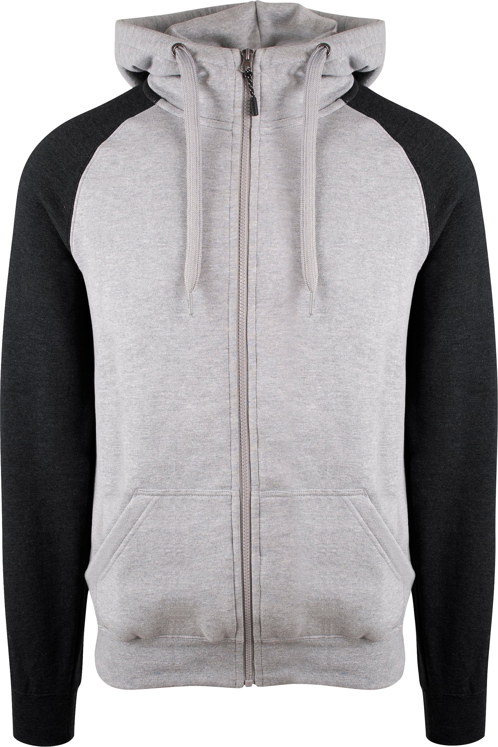 Hovedproduktbilde for Gråmelert/Koksmelert You Bronx Raglan Hettejakke