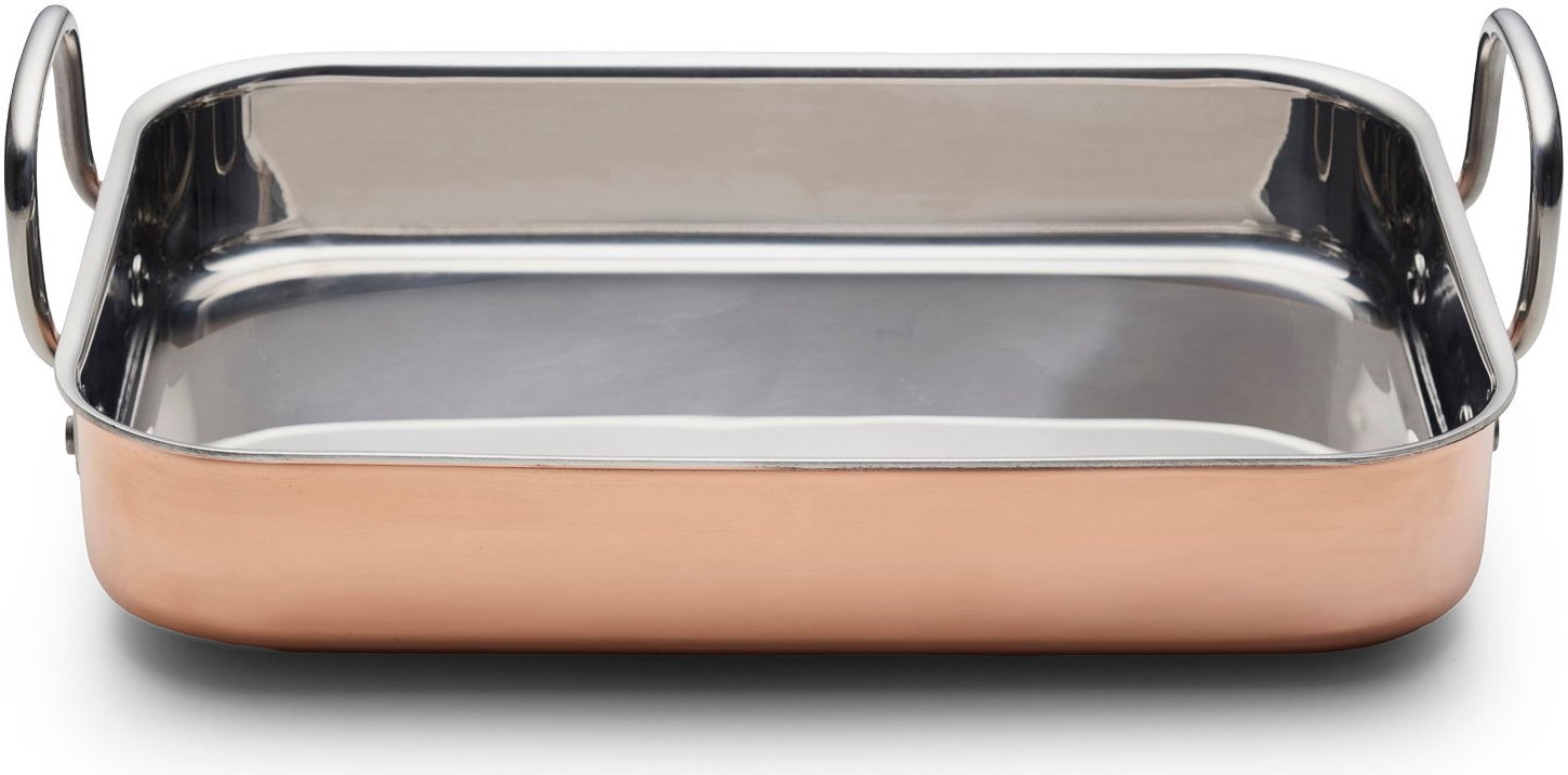 Hovedproduktbilde for Kobber Blomsterbergs Kobber og Rustfritt Stål Langpanne