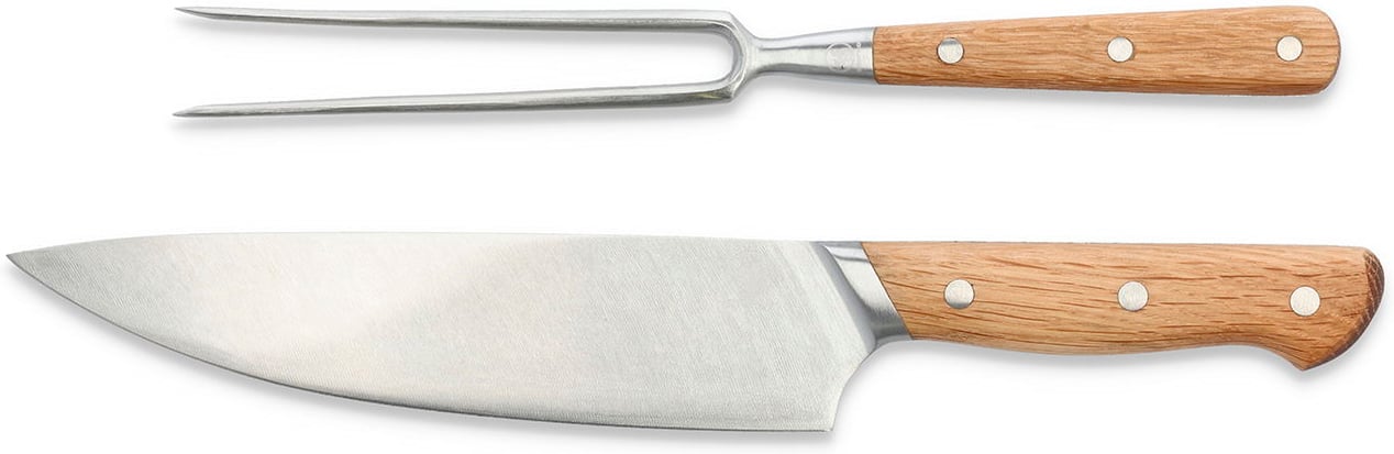 Hovedproduktbilde for Eik Morsø Foresta Eik og Rustfritt Stål Tranchérsett