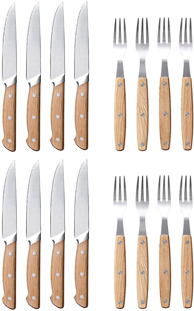 Hovedproduktbilde for 35-181-33834 Morsø Foresta Eik 16 deler Grillbestikk