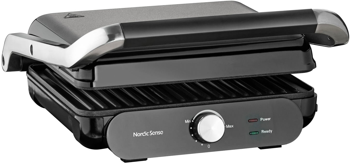 Hovedproduktbilde for Svart Nordic Sense 2000 W Paninigrill med Avtakbare Grillplater