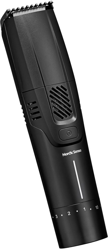 Hovedproduktbilde for Svart Nordic Sense Skjeggtrimmer med Vakuum