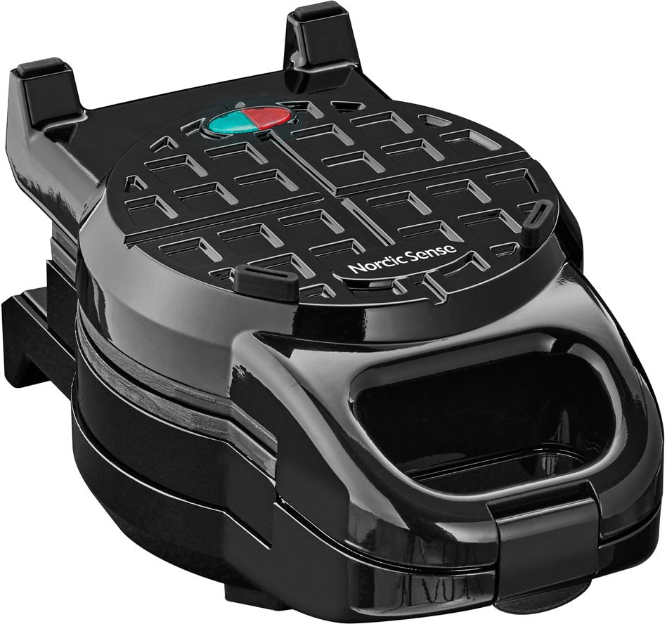 Hovedproduktbilde for Svart Nordic Sense 700 W Vaffeljern for Fylte Vafler