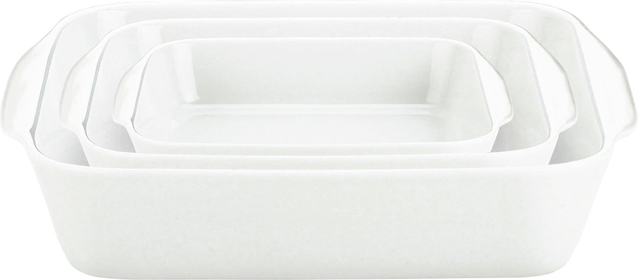 Hovedproduktbilde for Hvit Pillivuyt Originale Sett med ildfaste Former