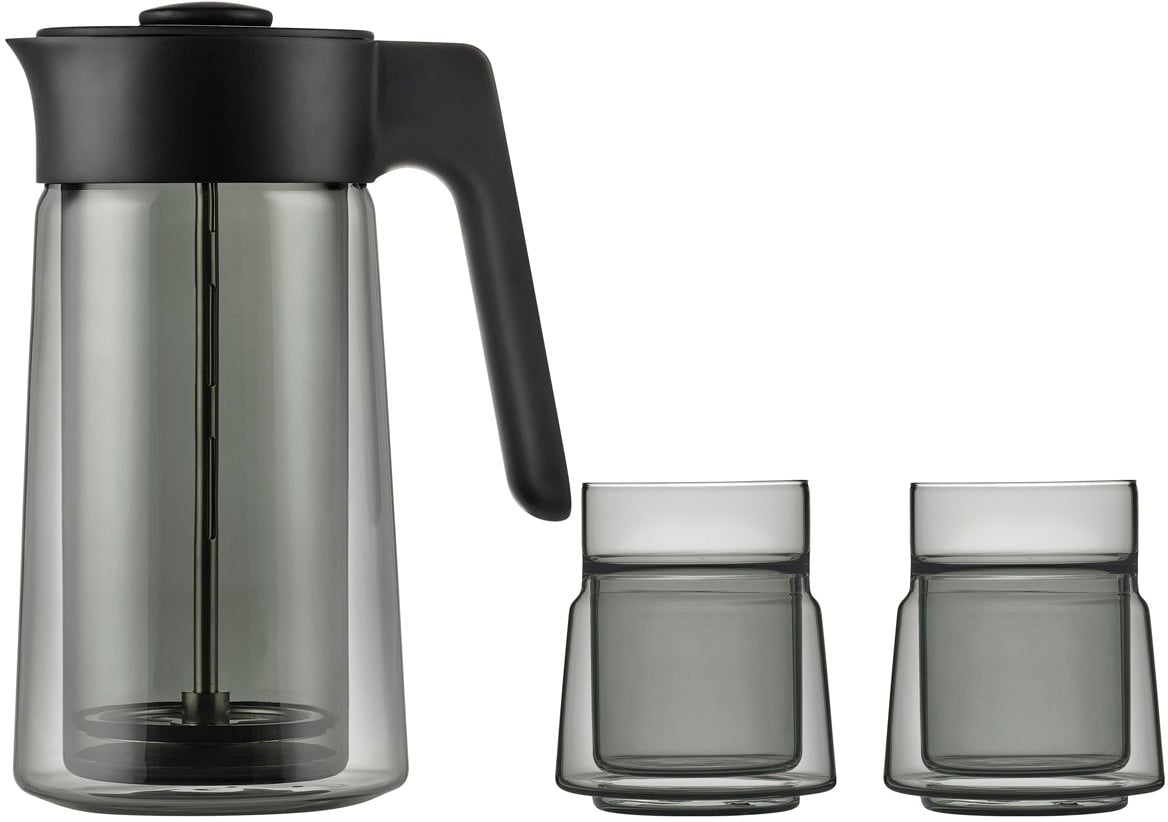 Hovedproduktbilde for Black Jacob Jensen Presskanne med 2 stk Glass