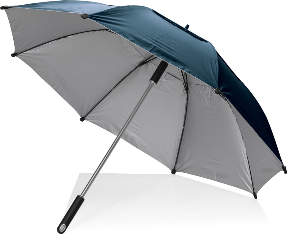 Hovedproduktbilde for Blå XD Xclusive Hurricane AWARE 27" UPF50+ Stormsikker Paraply