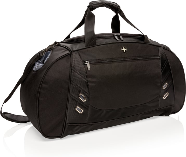 Hovedproduktbilde for Svart Swiss Peak Weekend- og Sportsbag