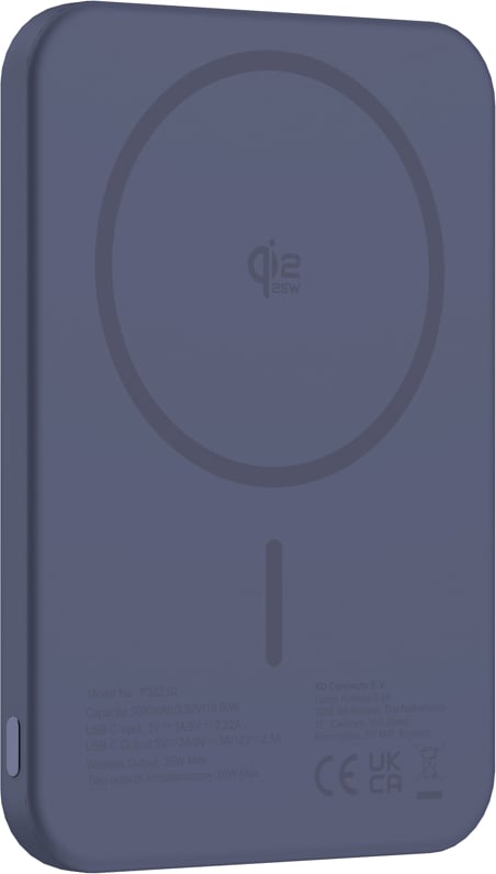 Hovedproduktbilde for Blå Urban Vitamin Pomona 5000mAh Qi2.2 25W magnetic powerbank