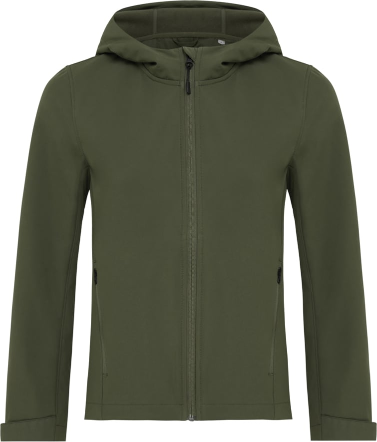 Hovedproduktbilde for Khaki iqoniq Makalu Resirkulert Polyester Softshelljakke Dame