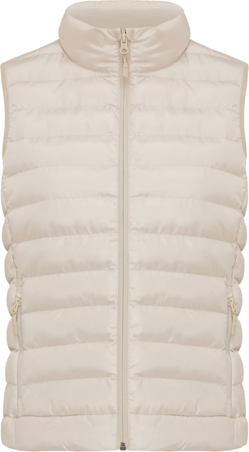 Hovedproduktbilde for Beige iqoniq Meru Resirkulert Polyester Vattert Vest Dame