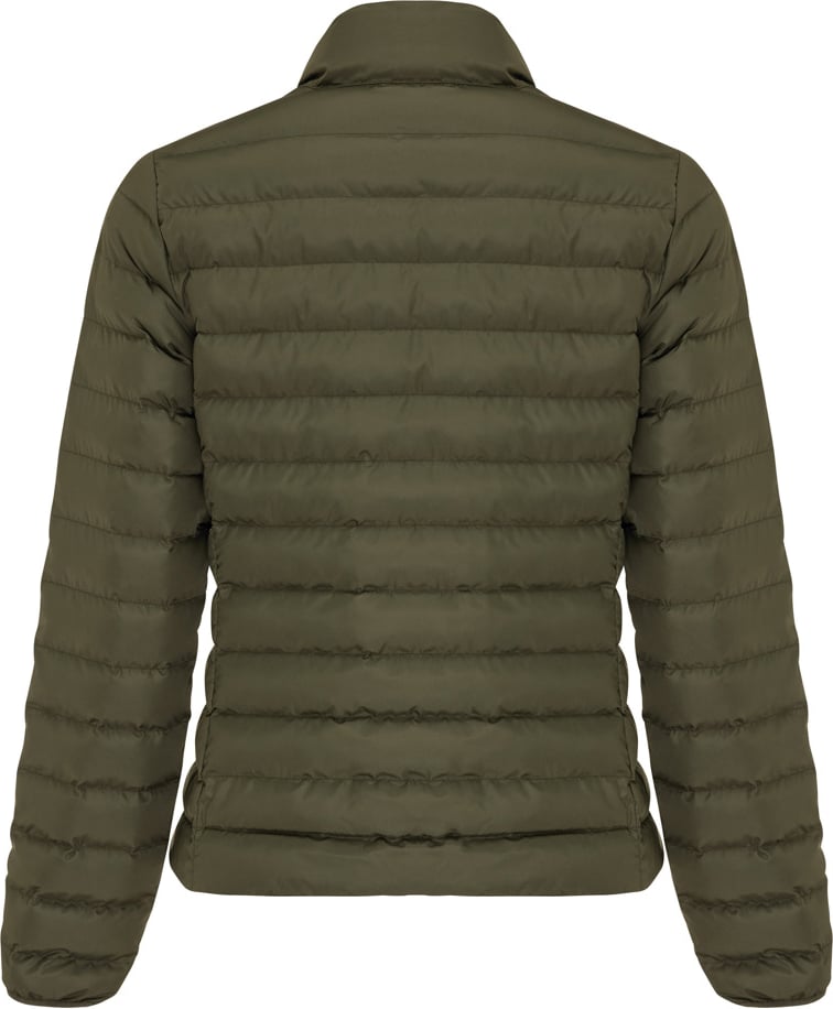 Hovedproduktbilde for Khaki iqoniq Maiko Resirkulert Polyester Vattert Jakke Dame