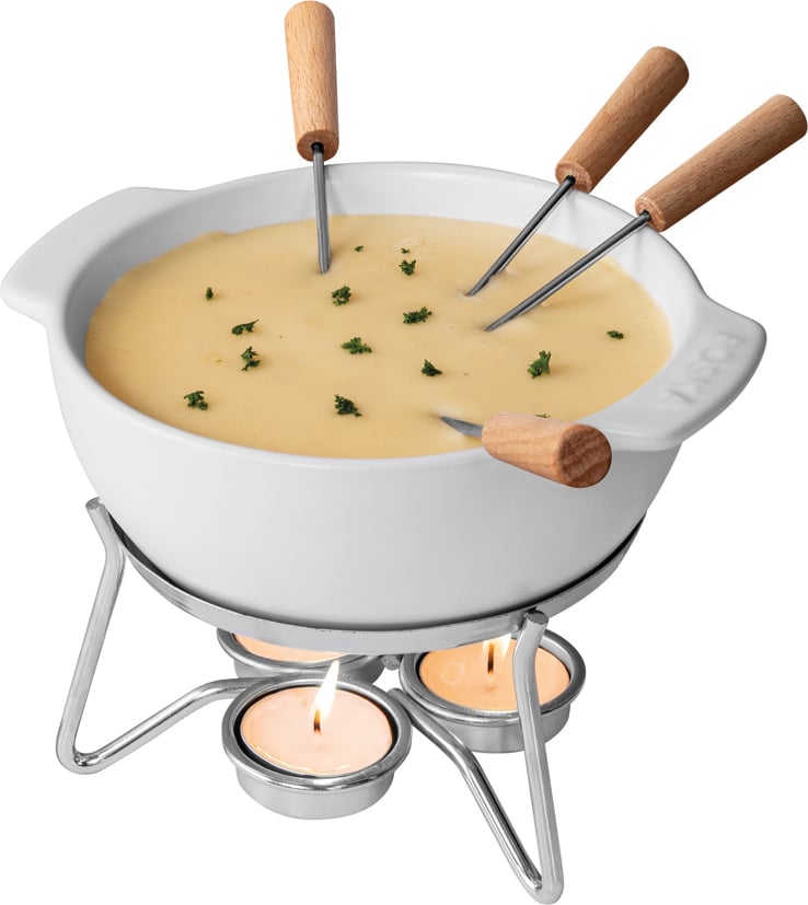 Hovedproduktbilde for Hvit Boska 750 ml Cheese Fondue Sett