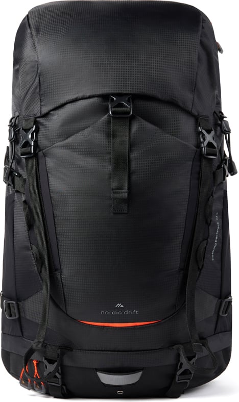 Hovedproduktbilde for Svart Nordic Drift Trail RCS ryggsekk 33L
