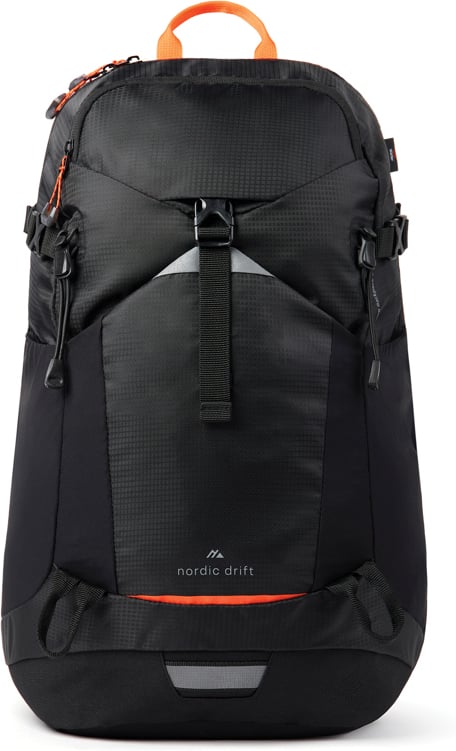 Hovedproduktbilde for Svart Nordic Drift Trail RCS ryggsekk 24L