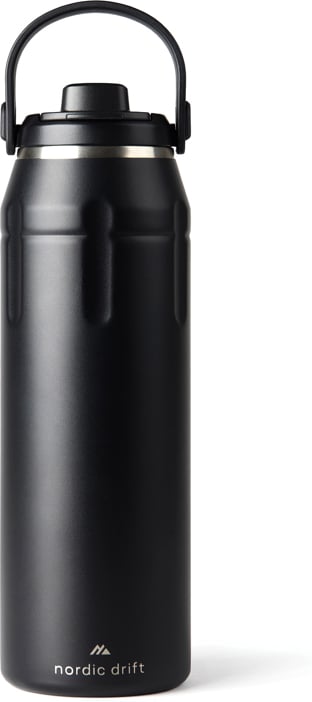 Hovedproduktbilde for Svart Nordic Drift Trail RCS Isolerende sportsflaske 940ml