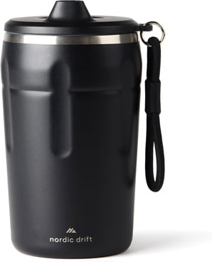 Hovedproduktbilde for Svart Nordic Drift Trail RCS Låsbar og lekkasjesikker kaffekopp 35