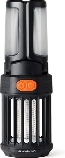 Hovedproduktbilde for Svart Nordic Drift Titan bærbar campinglykt mot mygg