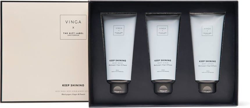 Hovedproduktbilde for Hvit Vinga x TGL Kroppspleie Gavesett