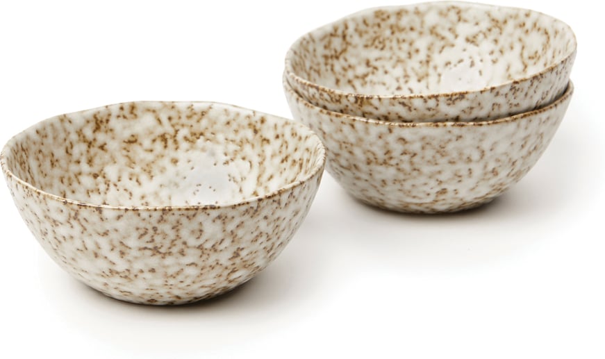 Hovedproduktbilde for Beige Vinga Nuvem Mini 3-pk Skål.