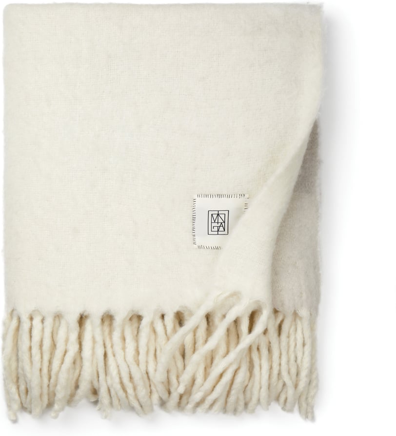 Hovedproduktbilde for Beige Vinga Saletto Ullblanding Pledd