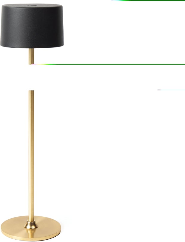 Hovedproduktbilde for Gullfarge Vinga Nauro RCS Resirkulert Plast Bordlampe