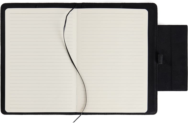 Hovedproduktbilde for Svart Vinga Marlow A5 Resirkulert Skinn Notatbok