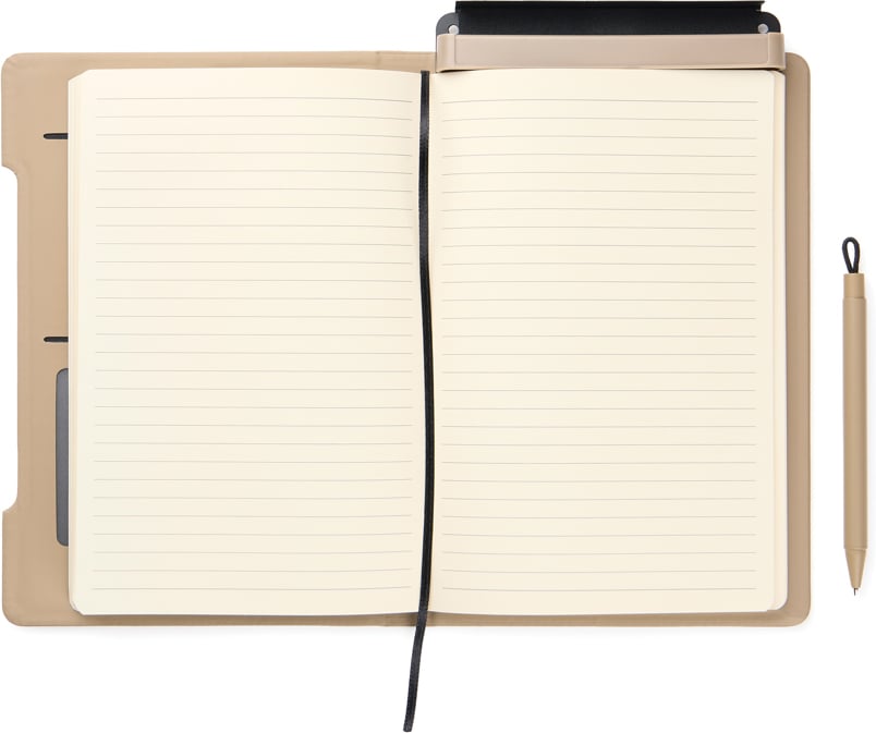 Hovedproduktbilde for Greige Vinga Baltimore RCS 4-in-1 Notatbok med mulighet for refill