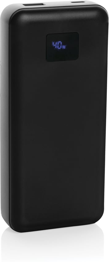 Hovedproduktbilde for Svart XD Collection Gridley 20.000 mAh RCS Resirkulert Plast 65 W PD Laptop Powerbank
