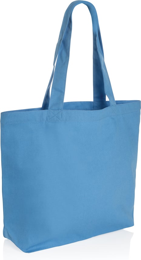 Hovedproduktbilde for Tranquil blue XD Collection Impact Aware 240 g/m2 Resirkulert Bomullscanvas 26,5L Shoppingbag med Lomme