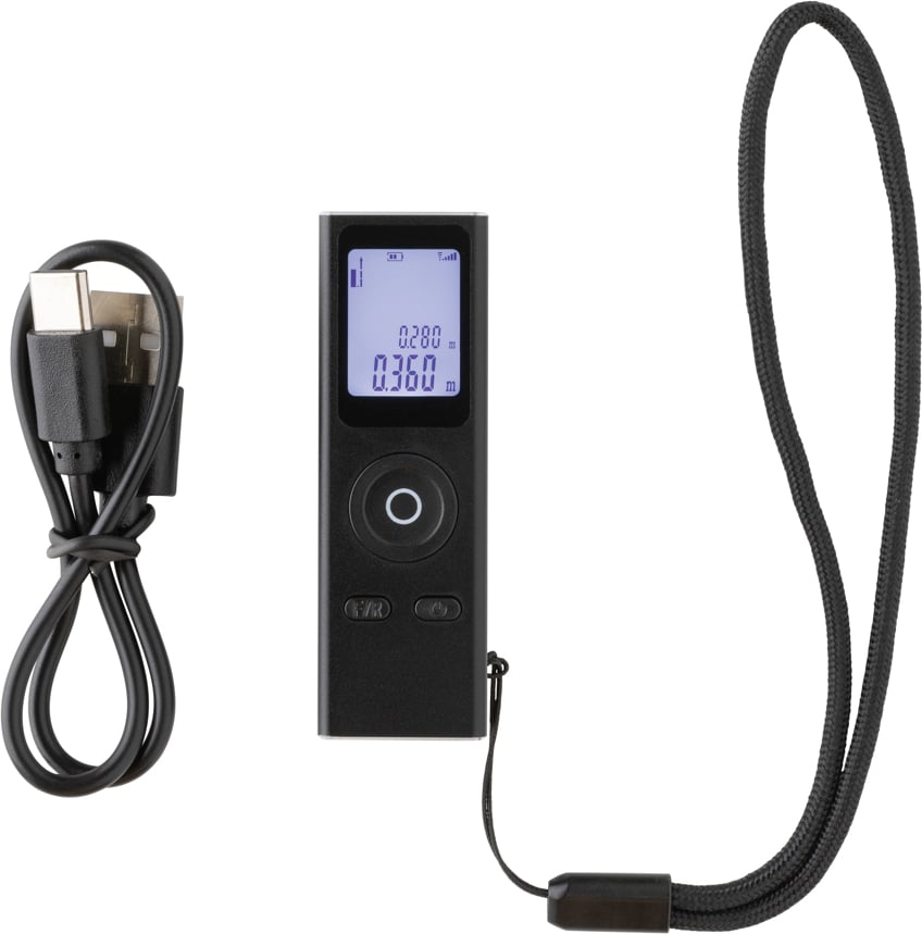 Hovedproduktbilde for Svart GearX RCS Resirkulert Aluminium 30 Meter Lasermåler