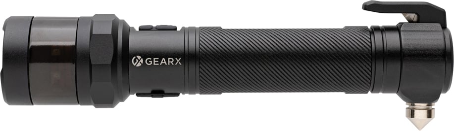 Hovedproduktbilde for Svart GearX RCS Resirkulert Aluminium High Performance Lommelykt til Bil
