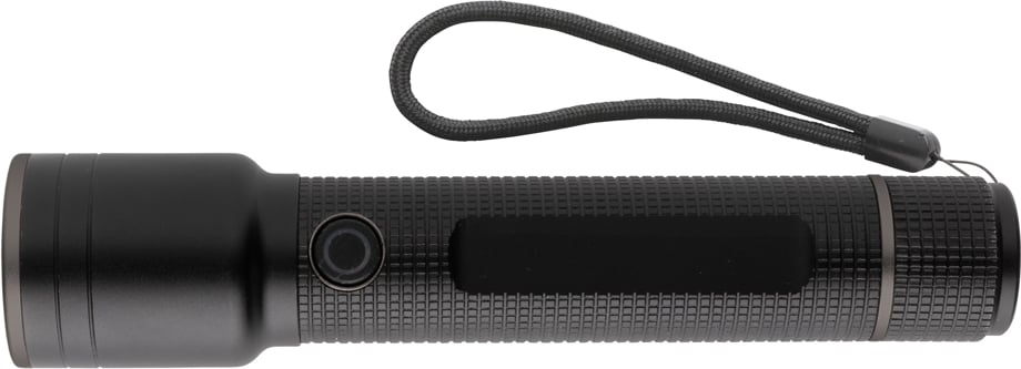 Hovedproduktbilde for Svart GearX RCS Resirkulert Aluminium USB-oppladbar 10 W Lommelykt