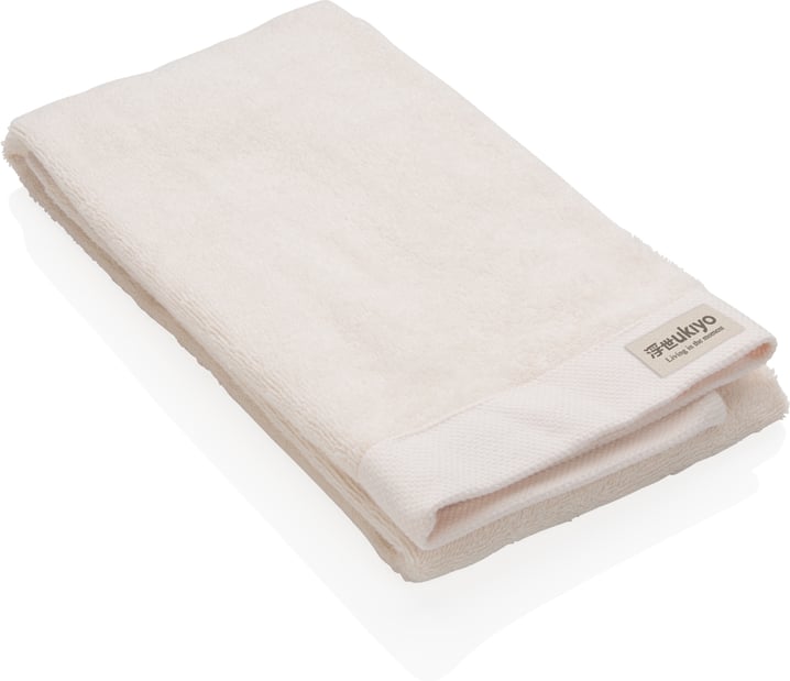 Hovedproduktbilde for Hvit Ukiyo Sakura AWARE 500 g/m2 50 x 100cm Håndkle