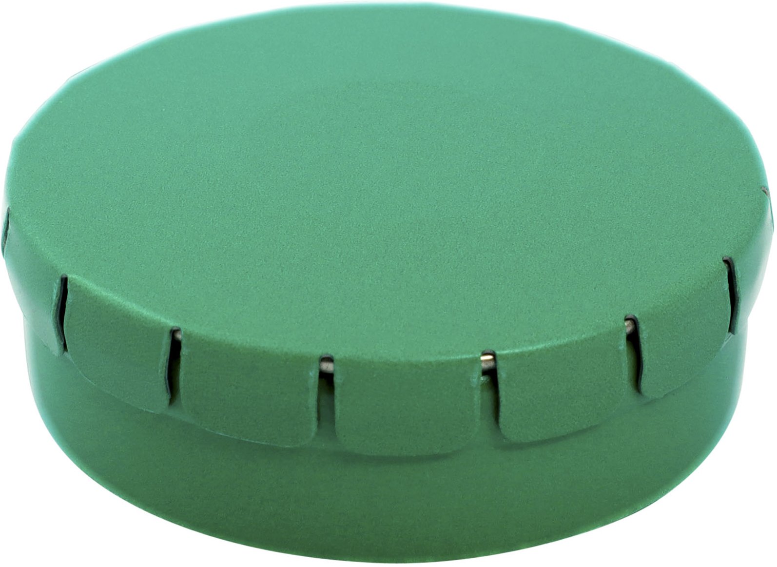 Hovedproduktbilde for Grønn Clic Clac tin by Areka Naturlige Mintdrops