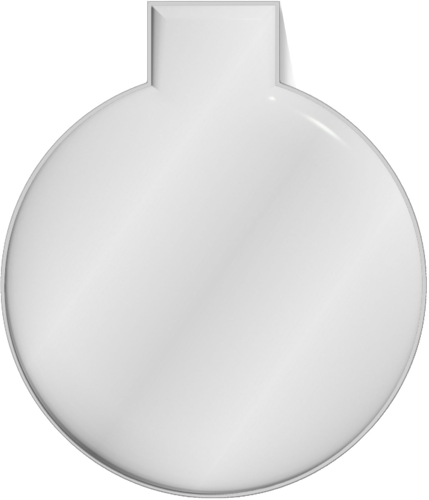 Hovedproduktbilde for Hvit RFX Rund Stor TPU Magnetrefleks
