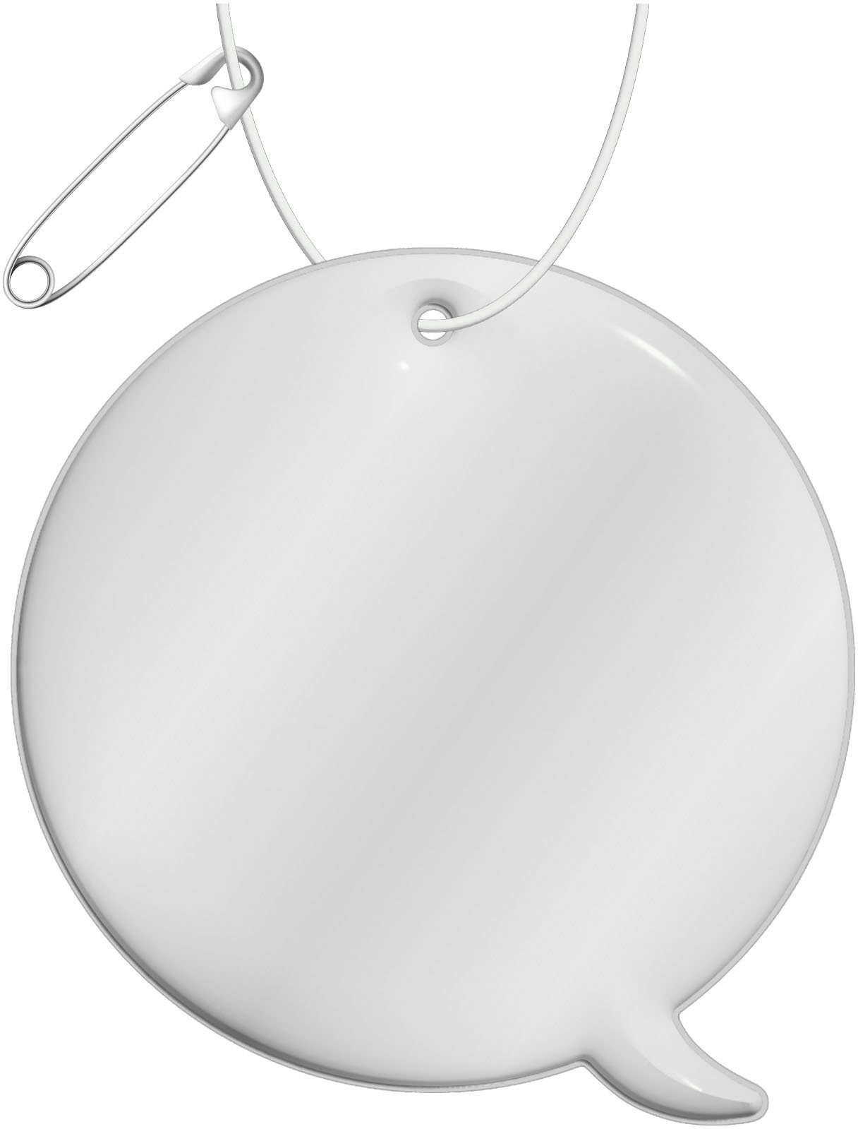 Hovedproduktbilde for Hvit RFX Snakkeboble TPU Mykrefleks