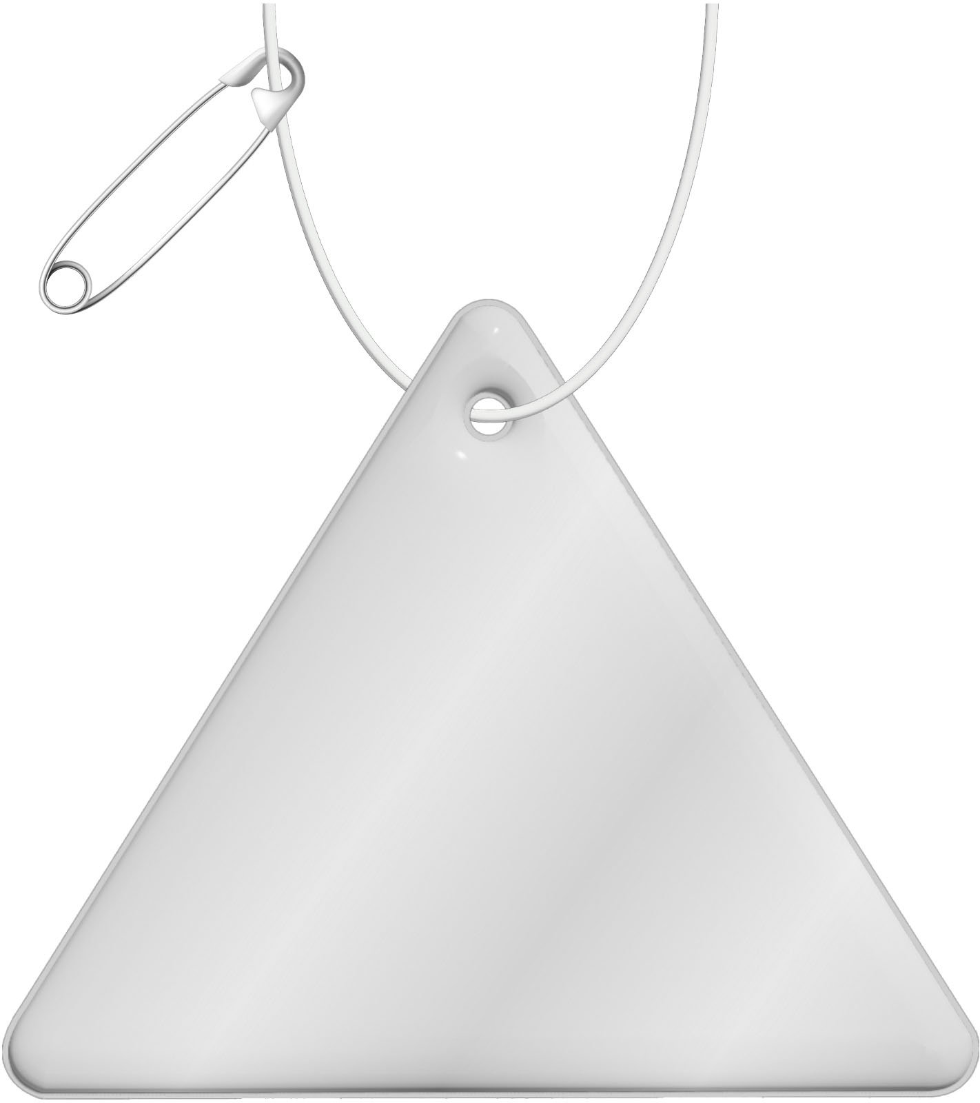 Hovedproduktbilde for Hvit RFX Trekant Mykrefleks