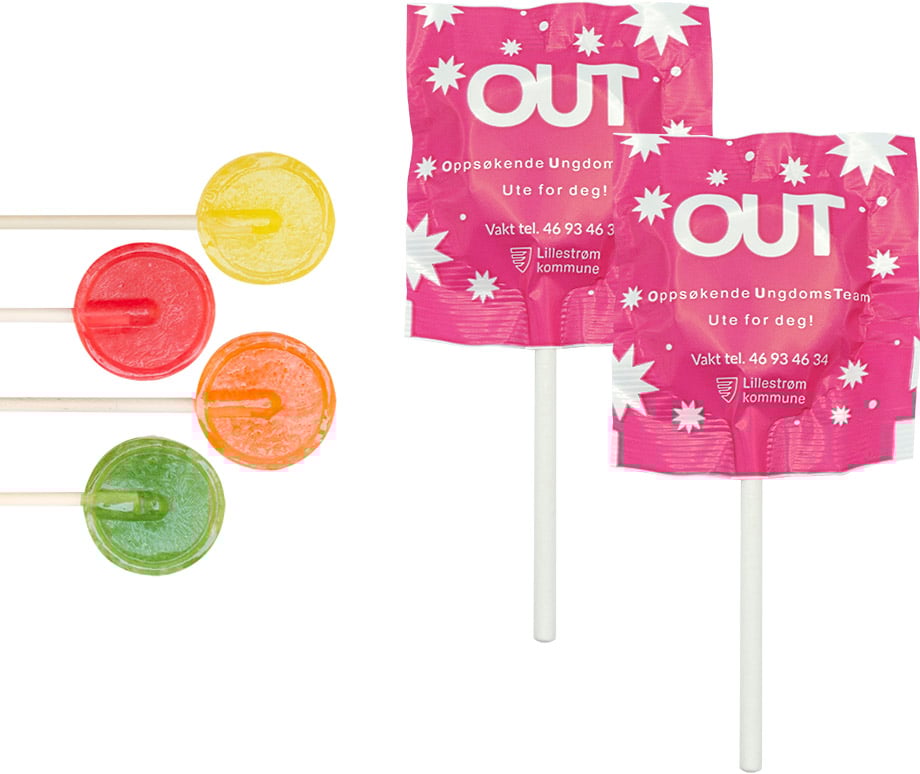 Hovedproduktbilde for Appelsin Kjærlighet på Pinne 8,3 g