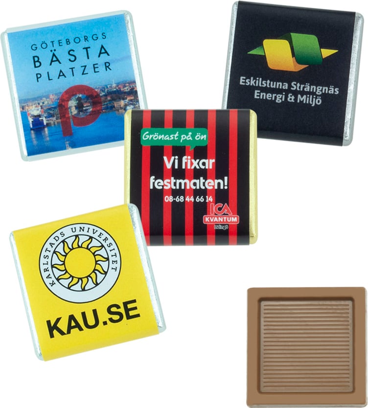 Hovedproduktbilde for 30,5% Kakao Sjokoladekvadrat 5g