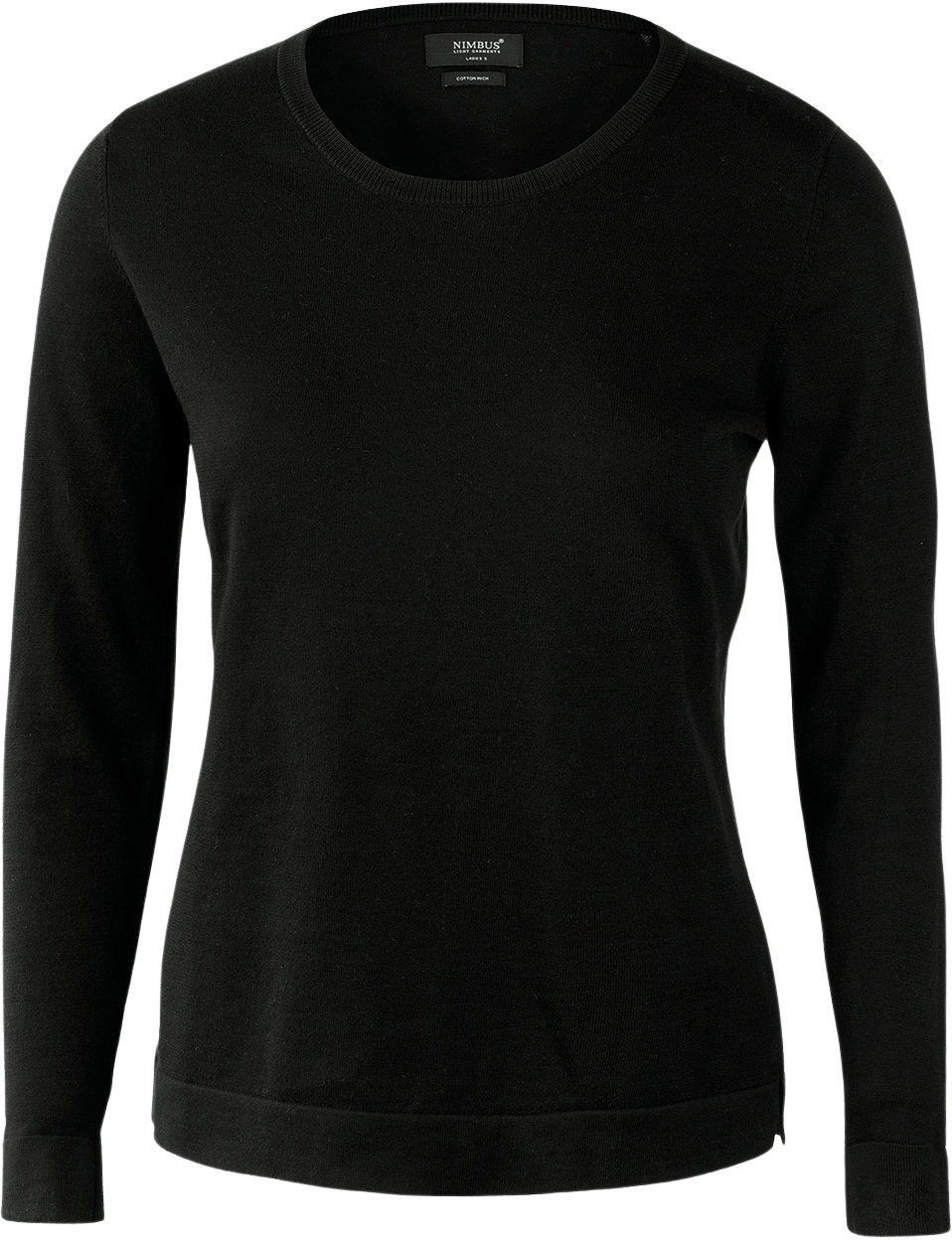 Hovedproduktbilde for Black Nimbus Brighton Bomull og Nylon O-Neck  Strikkegenser Dame