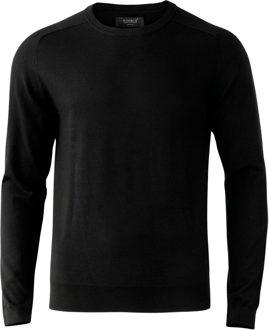 Hovedproduktbilde for Black Nimbus Brighton Bomull og Nylon O-Neck  Strikkegenser