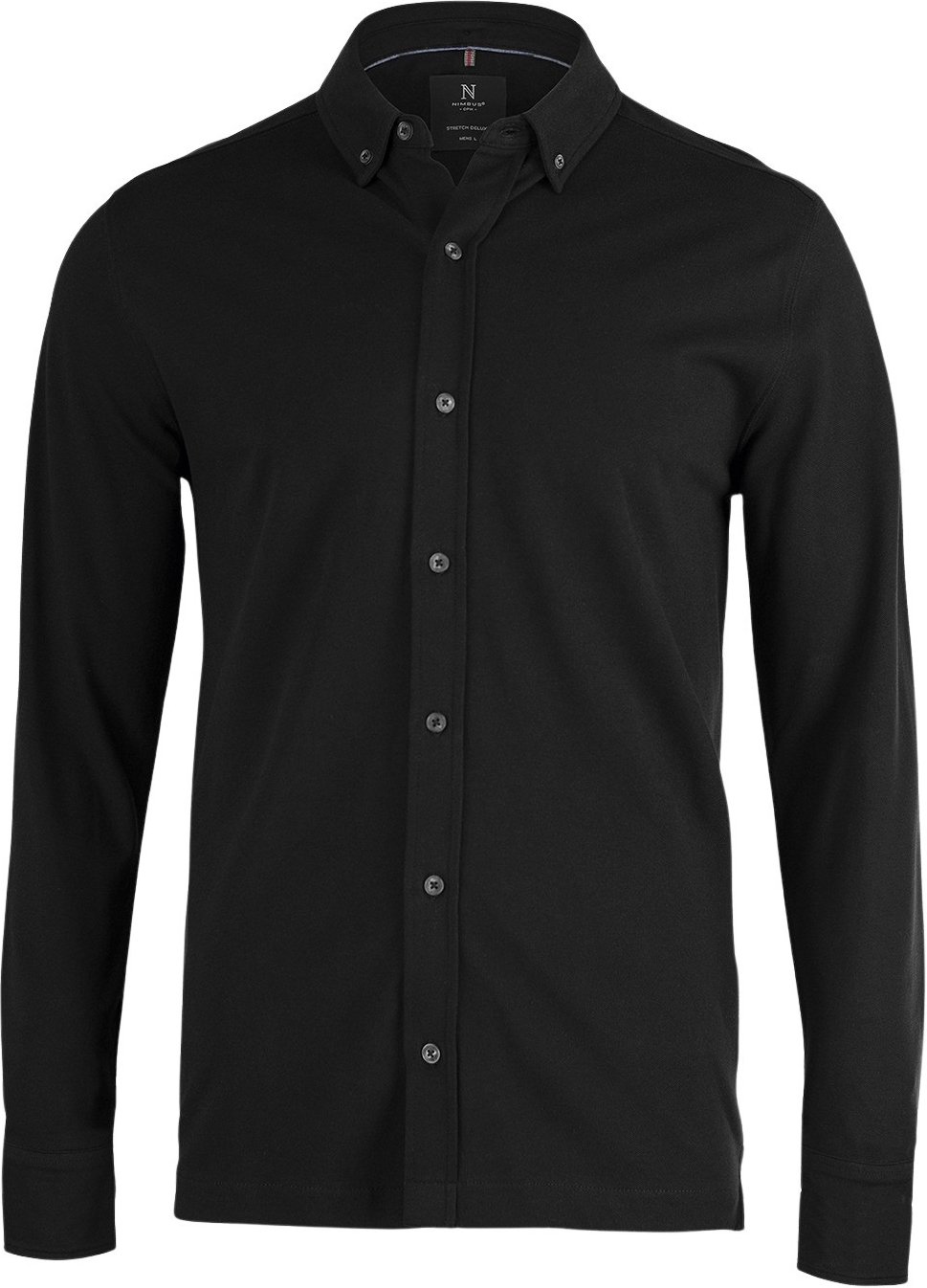Hovedproduktbilde for Black Nimbus Kingston Økologisk Bomull Piqué Skjorte