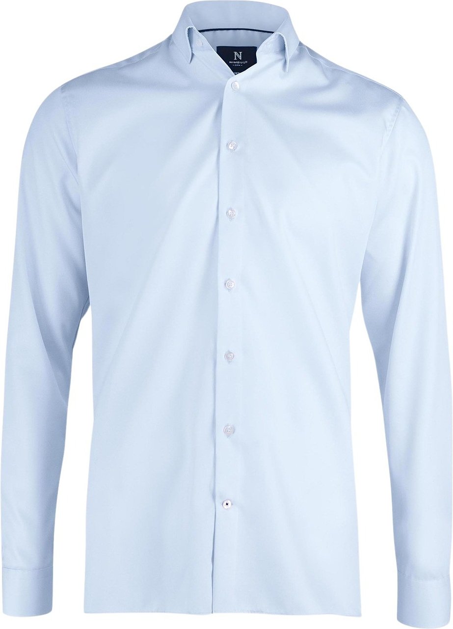 Hovedproduktbilde for Light Blue Nimbus Portland Bomull Business Modern Fit  Skjorte