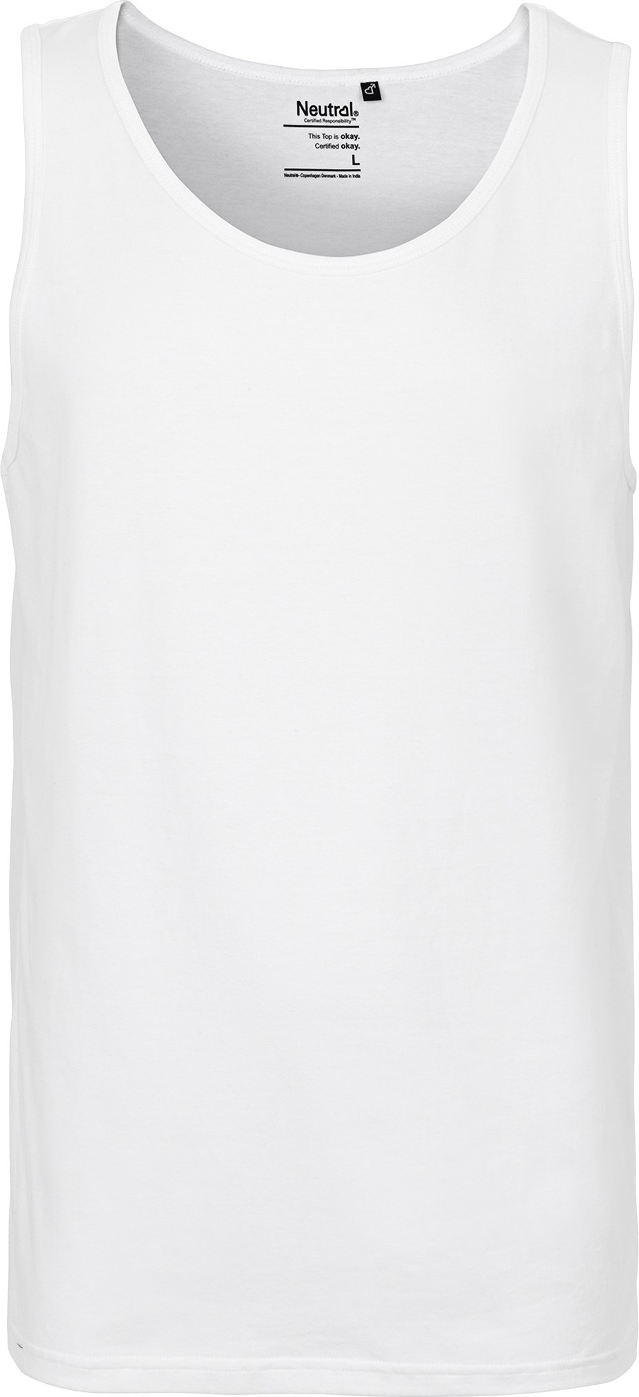 Hovedproduktbilde for Hvit Neutral Herre  Singlet