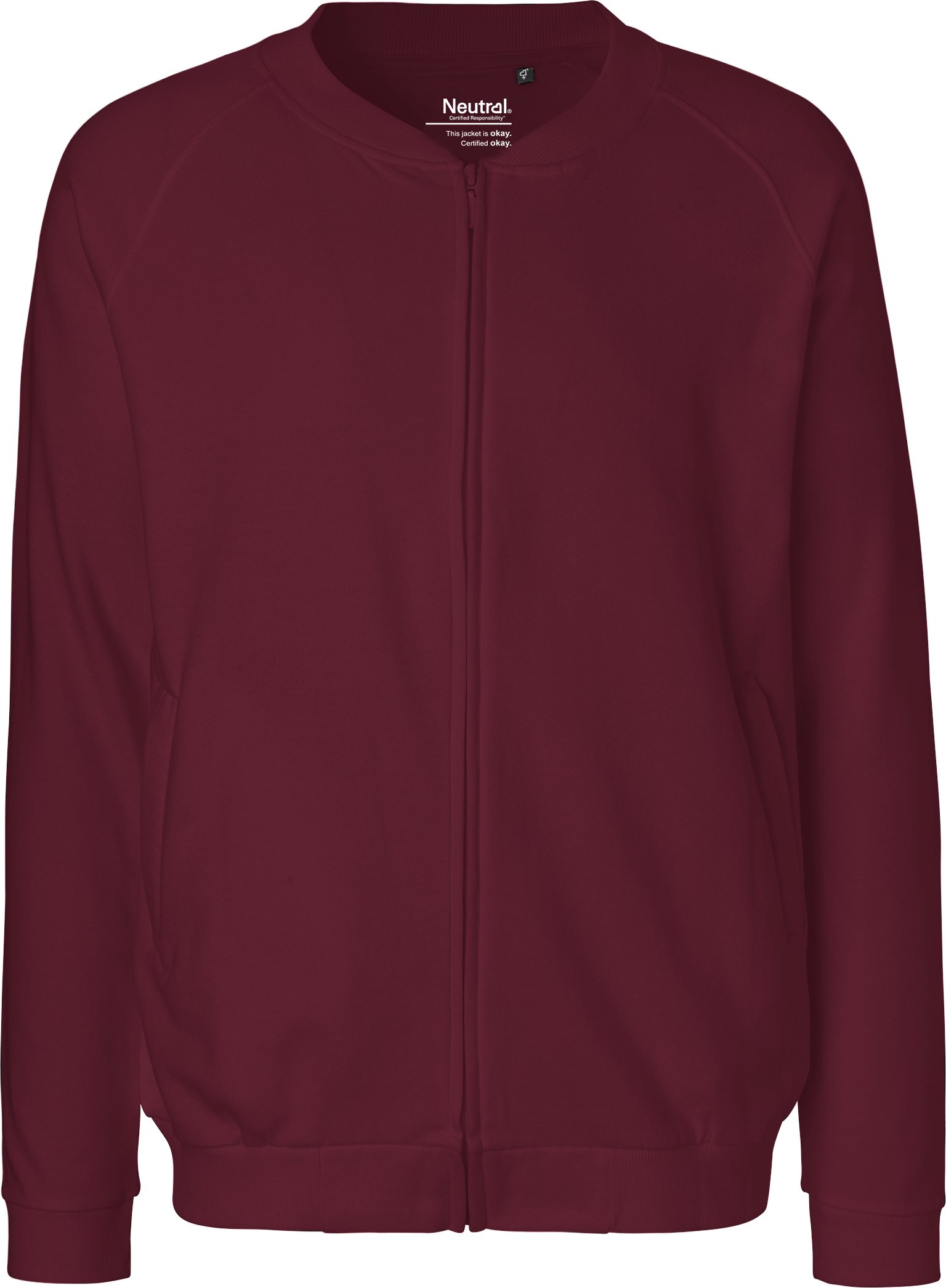 Hovedproduktbilde for Bordeaux Neutral Unisex Sweatshirtjakke